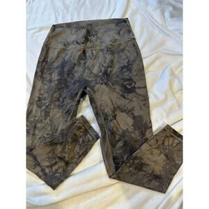 16/18 ZYIA brown& black ankle high rise leggings